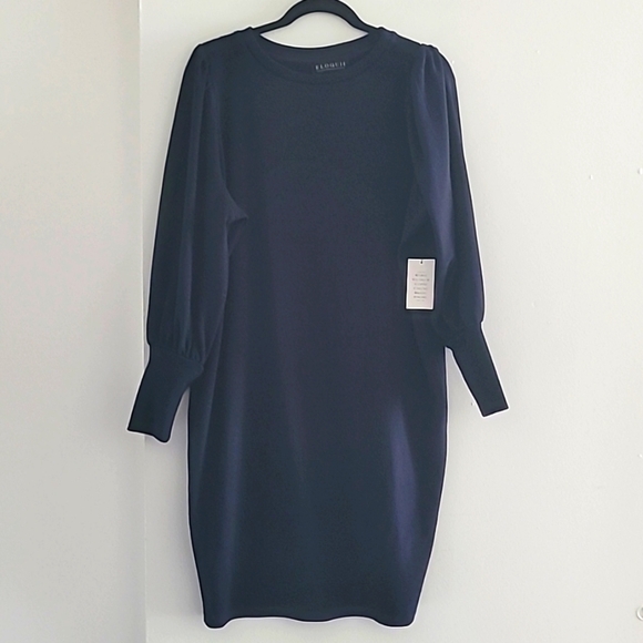 Eloquii Dresses & Skirts - NWT Eloquii navy blue sweater dress size 14/16